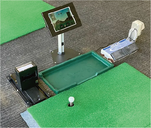 弾道測定器付きの打席
